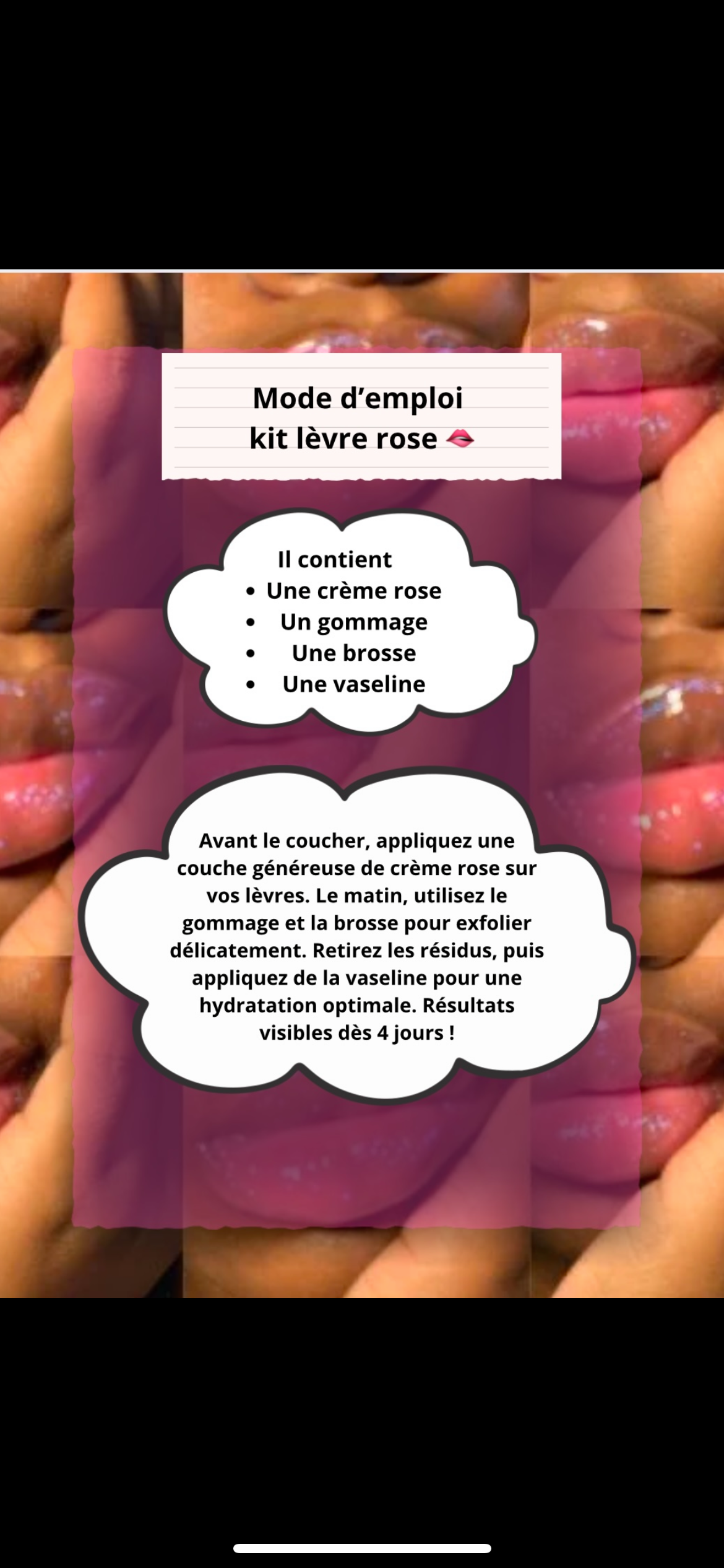 Kit lèvre rose