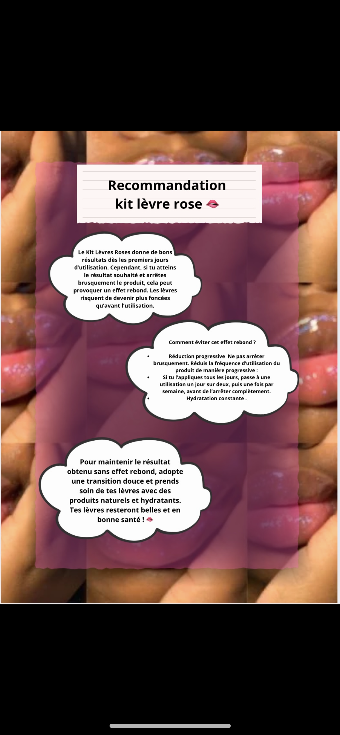 Kit lèvre rose