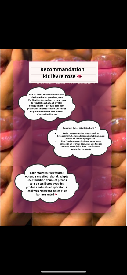 Kit lèvre rose